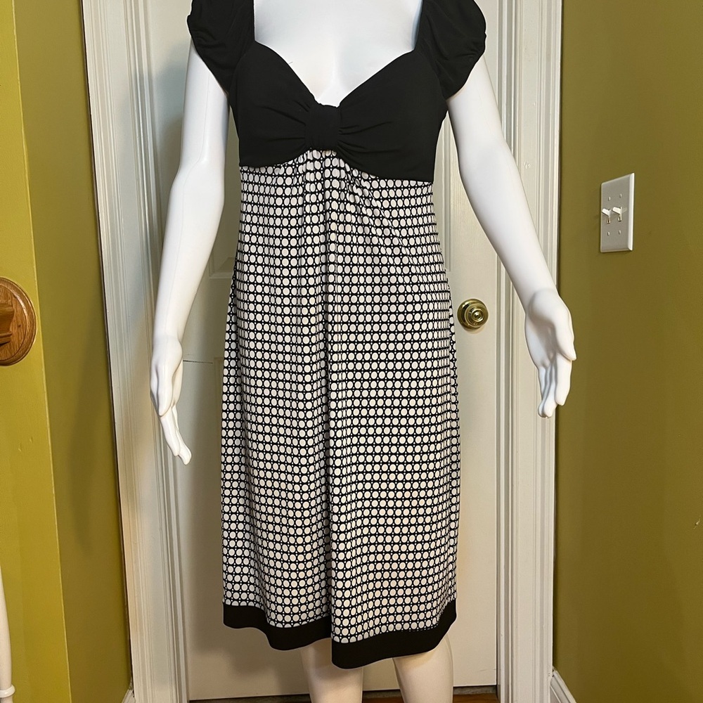 Signature by Sangria Black and White Sundress